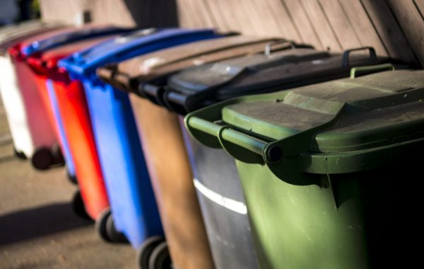 Wheelie Bins for Recycled Rubbish